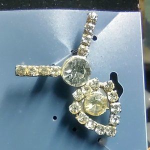 Vintage Rhinestone Brooch